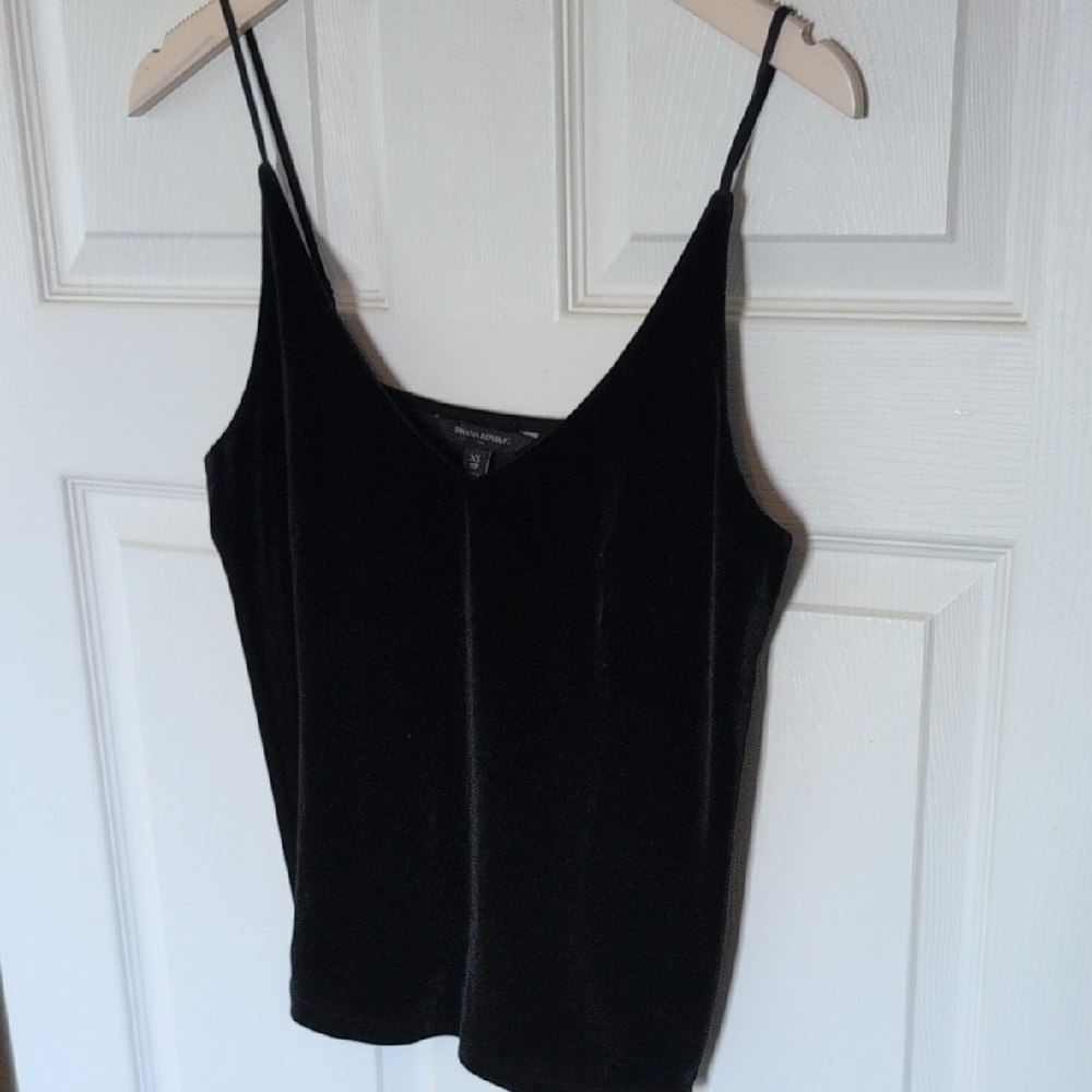 Banana Republic Black Velvet Camisole
